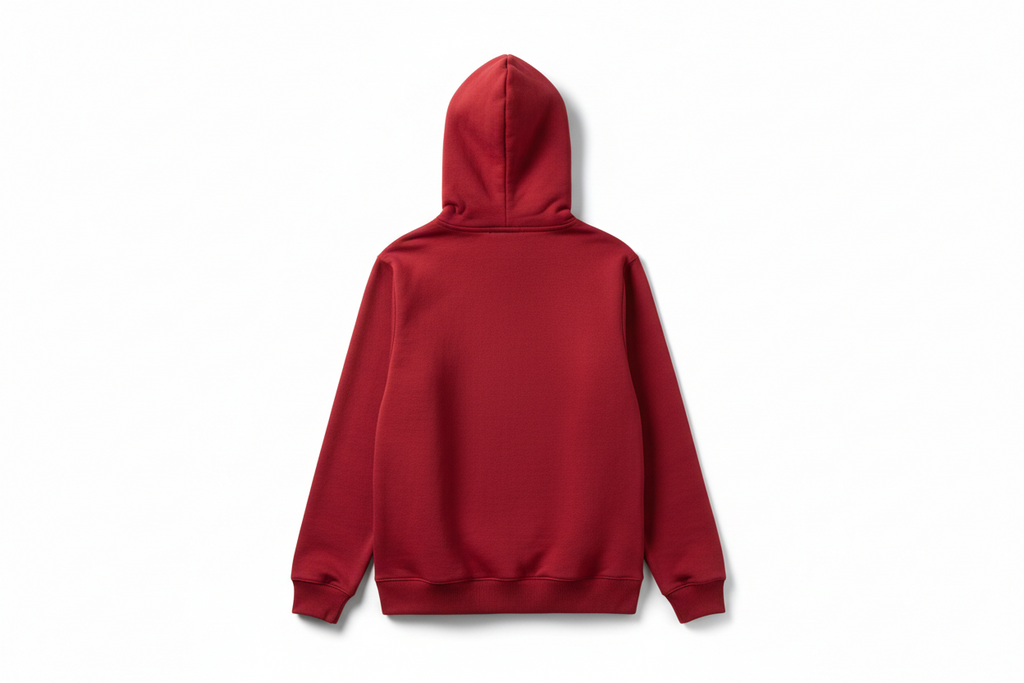 A motivation red hoodie